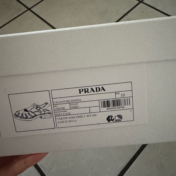 Prada Black Sandals - Picture 6 of 7